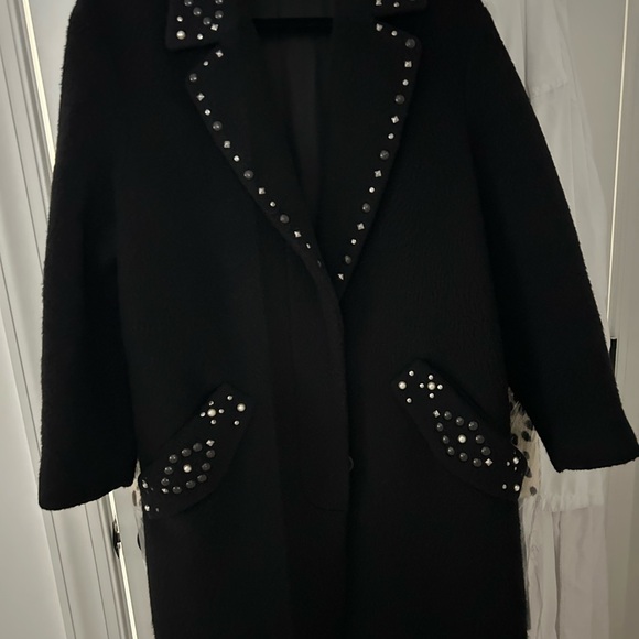Coach Vintage Embellished Wool Coat - Picture 2 of 9
